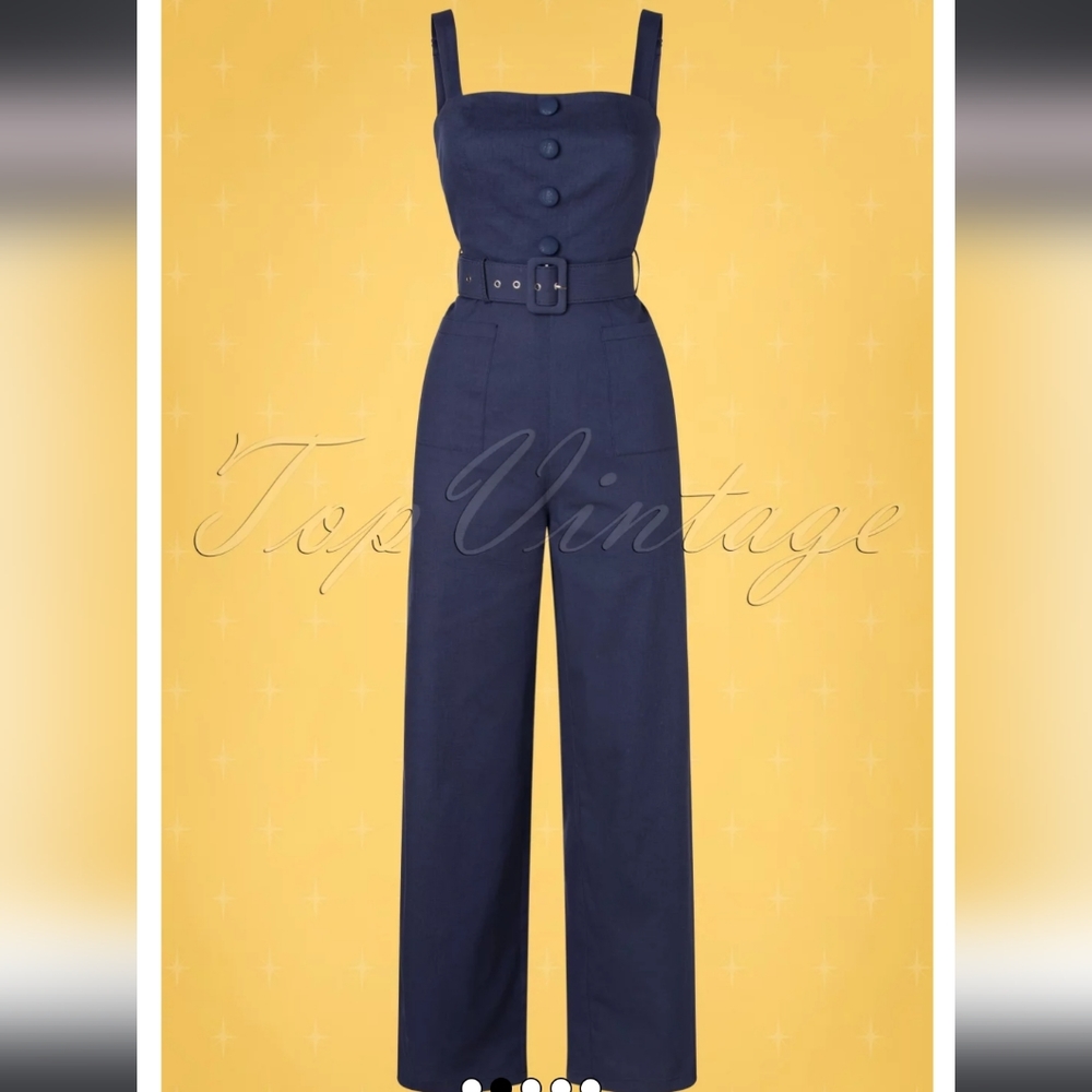 Collectif 50s Olympia Jumpsuit